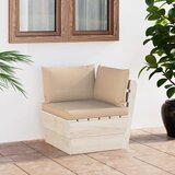 Maison Chic Vrtni kotni kavč - Zunanji kavč iz palet z blazinami impregnirana smrekovina, (22040878) | Shoptok.si
