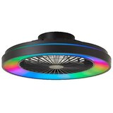 Brilliant Lestenci, stropne luči in plafonjere Plafonnier LED Mazzaro avec ventilateur intégré Črna Cene