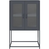 vidaXL Highboard Anthracite 68x39x107 cm Jeklo | Shoptok.si