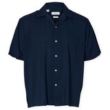Selected Srajce z dolgimi rokavi Relaxair Mix Shirt - Sky Captain Modra u