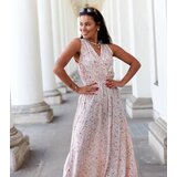 UR/CEO Beige floral dress Napolitano | shoptok.hr