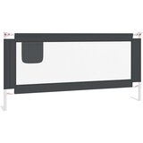 vidaXL Posteljno varovalo za malčke temno sivo 190x25 cm blago, (21229617) Cene