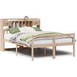 vidaXL Knjižna postelja brez vzmetnice 140x200 cm trdna borovina, (22053996) | Shoptok.si