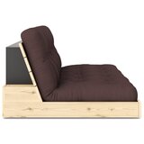 Karup Design Temno rjava raztegljiva sedežna garnitura 196 cm Base – | Shoptok.si