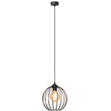  Luster na sajli MERCURE 1xE27/15W/230V prečnik 24 cm crna | Eponuda.com
