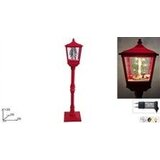 Dueesse Novogodišnji crveni lampion sa vozićem/ efektom padanja snega/ svetlom i muzikom 135cm | ePonuda.com