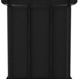 Police za izlaganje s 15 kocki crne 103x30x175,5 cm od tkanine | shoptok.hr