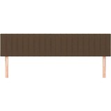  Posteljno vzglavje 2 kosa temno rjav 80x5x78/88 cm blago, (20938709) | Shoptok.si