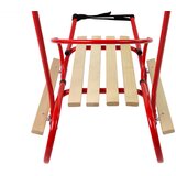 Metal Sled with Push Bar Backrest Strap Red | shoptok.hr
