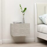 vidaXL Nočna omarica betonsko siva 40x30x30 cm iverna plošča, (20623953) Cene
