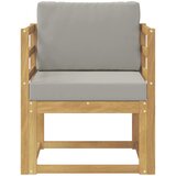  2 Komad Set vanjskih sofa Poliester Bijela i svijetlosiva | Eponuda.ba