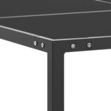  Vrtni stol antracit 130 x 130 x 72 cm od čelika i stakla | shoptok.hr