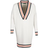 Maison Scotch Puloverji WHITE LONG SLEEVES Bela | Shoptok.si