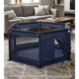 Delunaro dečija ogradica šestougaona 128x110x65cm ( KLK2606-Navy ) Cene