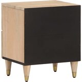  Noćni ormarići 2 kom 40 x 33 x 46 cm od masivnog drva manga | Eponuda.com