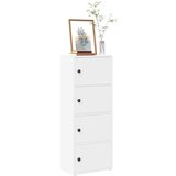 vidaXL Knjižna omara bela 40x24x102 cm inženirski les | Shoptok.si