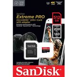  ..SanDisk Extreme Pro 512GB 200 MB/s micro SDXC UHS-I, U3, V30, A2, C10+ SD Adapter | Eponuda.ba