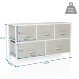 MID.YOU Komoda Foldar, Siva | Shoptok.si
