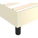  Boxspring - Krevet s oprugama i madracem krem 120x200 cm od umjetne kože - Krema 120 x 200 cm 25 cm | shoptok.hr