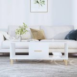  Stolić za kavu bijeli 102 x 50 x 40 cm od konstruiranog drva | shoptok.hr