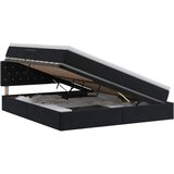  Krevet s od storage s uzglavljem Crna 160 x 200 cm Baršun | shoptok.hr