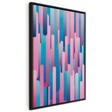  Slika - Colourful Pistons (1 Part) Vertical 60x90 U crnom drvenom okviru | shoptok.hr