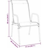  Vrtni set za objed 9 kom. Crna Čelik s prahom premazan | shoptok.hr