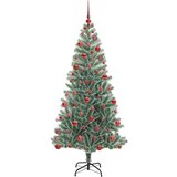 vidaXL Umjetno božično drevo s snežno obloženimi vejicami in LED lučko | Shoptok.si