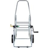 Kolica za kolut za crijevo od 80 m 3/4 " čelični | shoptok.hr