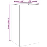  Sadilica srebrna 42 x 38 x 75 cm od nehrđajućeg čelika | shoptok.hr