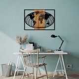 Wallity Zidna dekoracija World Map - 326, 87x3x58 cm, Crna Cene