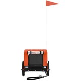  Kolesarska prikolica za hišne ljubljenčke oranžna in črna, (20812688) | Shoptok.si