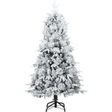 vidaXL Umetno Zložljivo Božično Drevo Zelena 150 cm PE in PVC | Shoptok.si