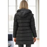 Dewberry Z6770 WOMEN'S COAT-BLACK-GREEN-2 | shoptok.hr