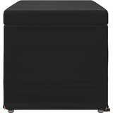  Stolica Crna 81 x 41 x 40 cm Svileni i Fino Radeći Drvo | shoptok.hr