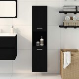  Kupaonski ormar Crni hrast 30 x 30 x 130 cm Konstruirano drvo | Eponuda.ba