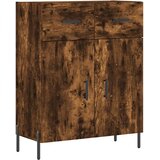  Komoda boja dimljenog hrasta 69,5x34x90 cm konstruirano drvo | shoptok.hr