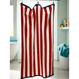 plažni peškir Red Stripes 174x102cm 100% pamuk