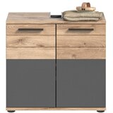 MID.YOU Omarica Za Pod Umivalnik Mason, Siva, Barva Hrasta | Shoptok.si