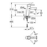 Grohe kopalniška armatura enoročna za umivalnik Concetto 23451001 | Shoptok.si