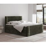 Maison de Rêve Temno zelena boxspring postelja s prostorom za shranjevanje 140x200 cm Bergamo – | Shoptok.si