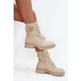 Boto Insulated workery women's with decorative detail beige Talyssa Cene