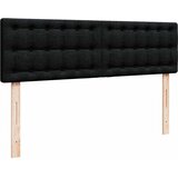  Otomanski krevet s madracem i LED crni 140x190 cm tkanine | shoptok.hr