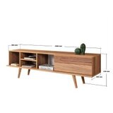 Hanah home TV komoda, krem Slike