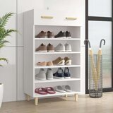vidaXL omarica za čevlje bela 60x35x105 cm konstruiran les | Shoptok.si