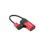 adapter za slusalice i punjenje iphone lightning crveni
