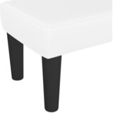 Klupa bijeli 100x30x30 cm od umjetne kože | shoptok.hr