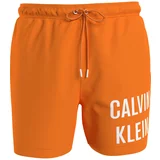 Calvin Klein Underwear Kratke kopalne hlače oranžna / bela