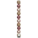 Decoris novogodišnje kugle 10/1 020413 roze-zlatne | ePonuda.com