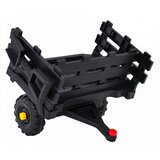  Traktor na akumulator s prikolicom Titanium - crni | shoptok.hr